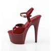 Pleaser - ADORE709 KnöchelriemenSandale - Bordeauxrot Product image